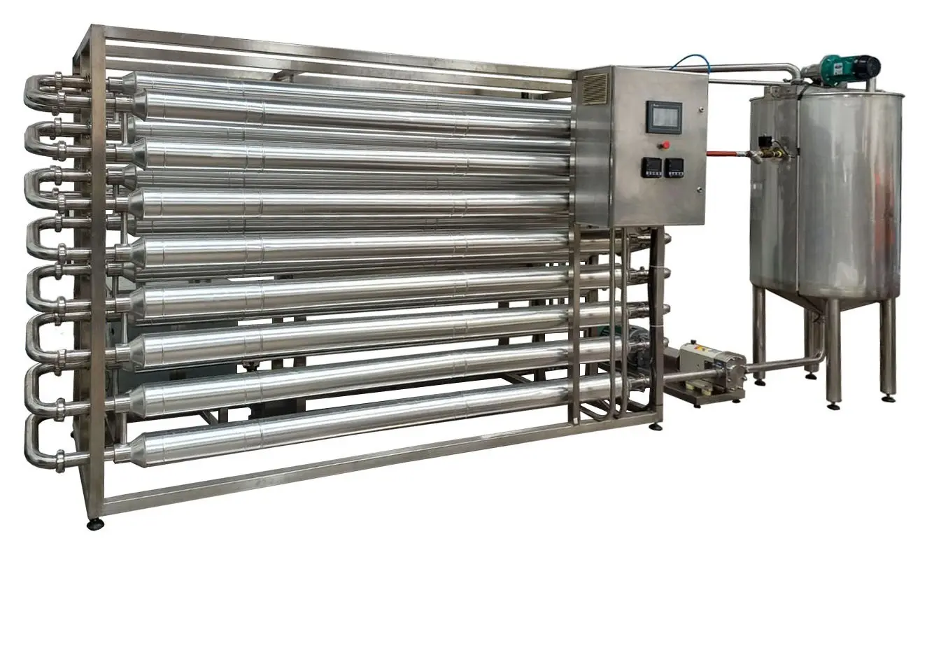 Pasteurizador Tubular para Yogurt